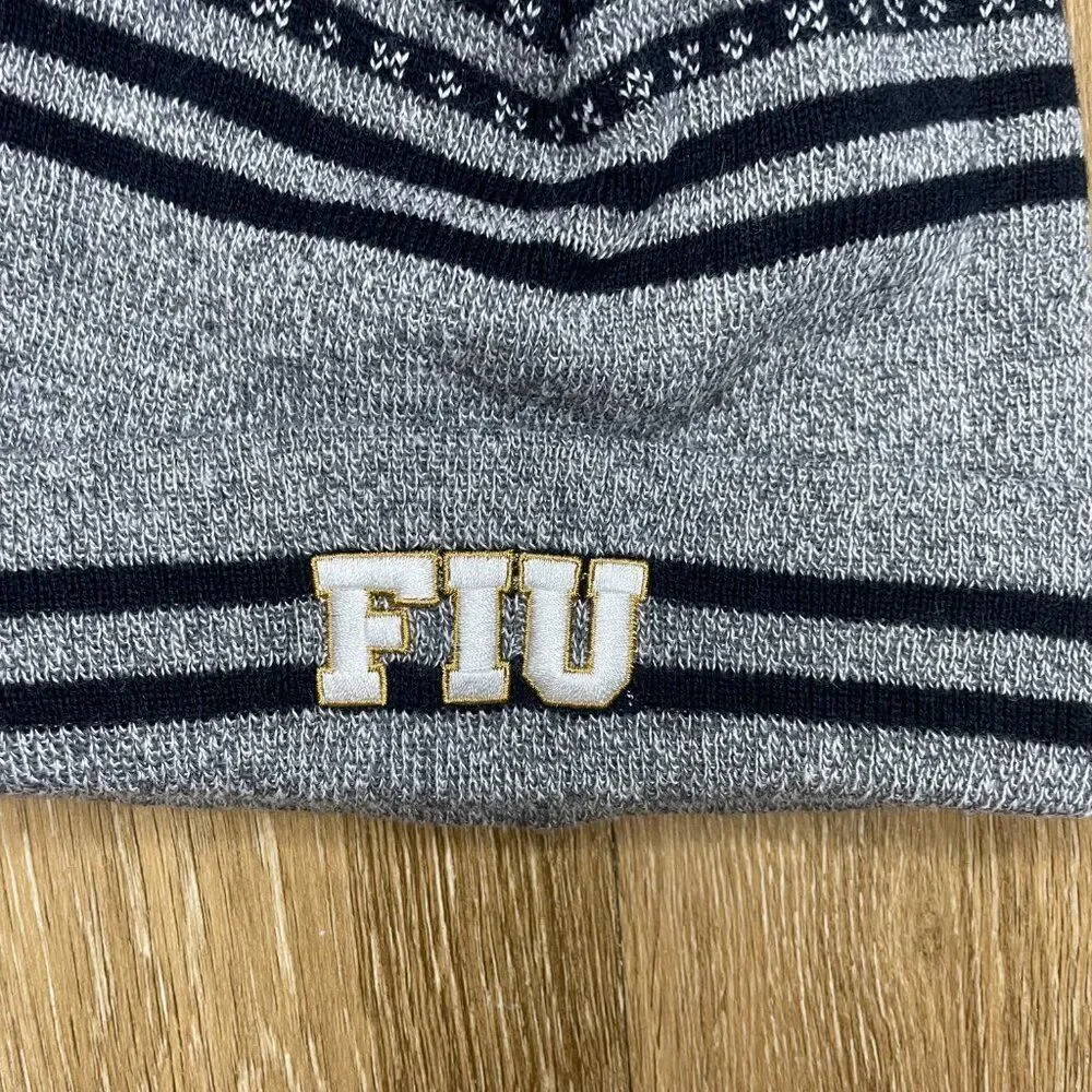 FIU Gray and Black Beanie Florida International University Golden Panthers - Picture 5 of 9